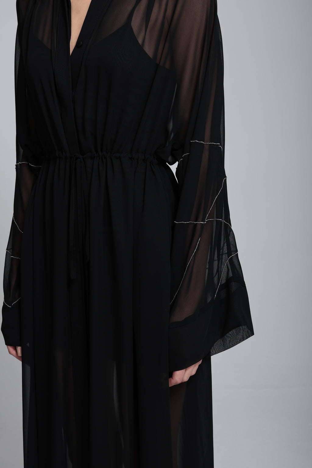 Transparan gömlek elbise