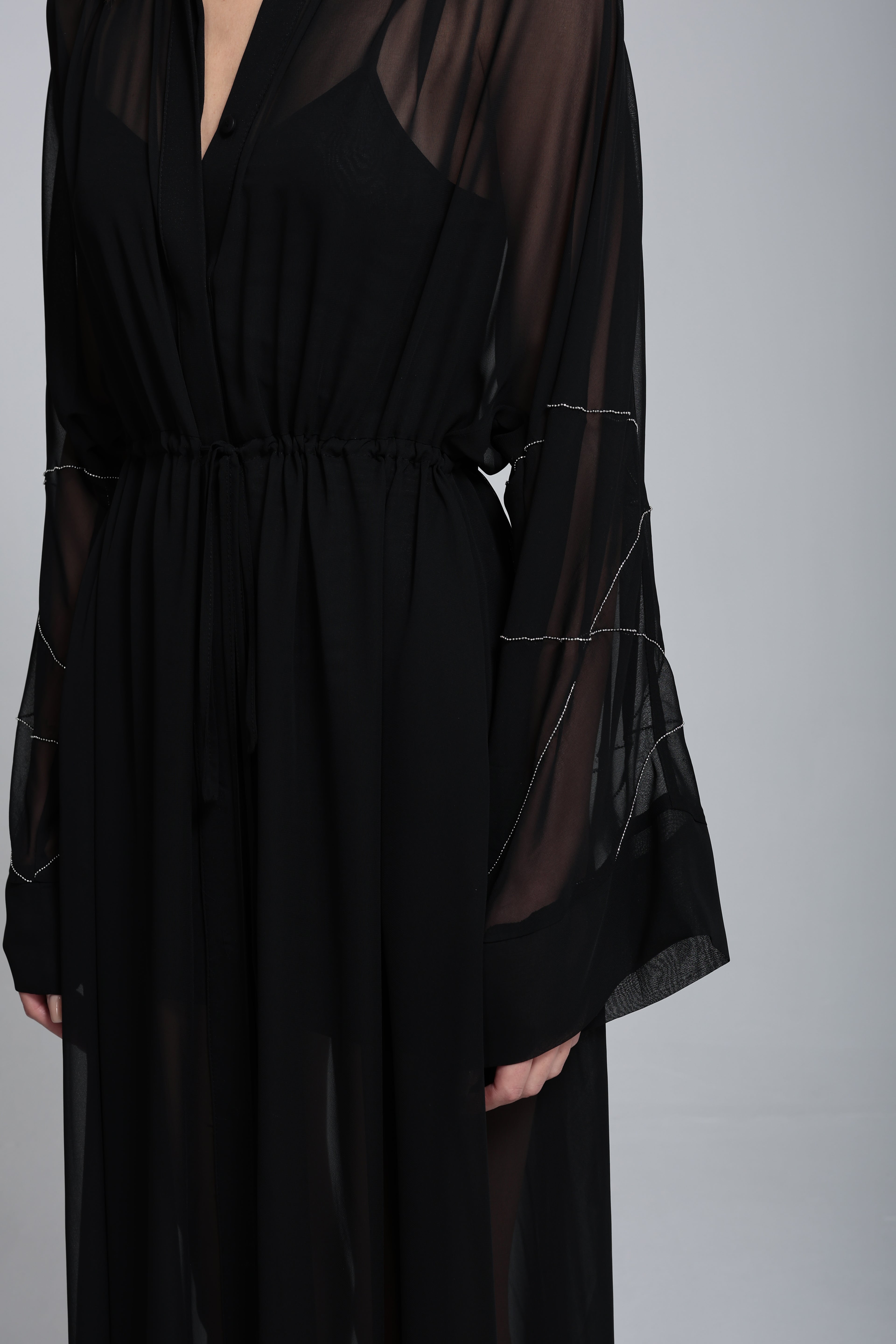 Transparan gömlek elbise