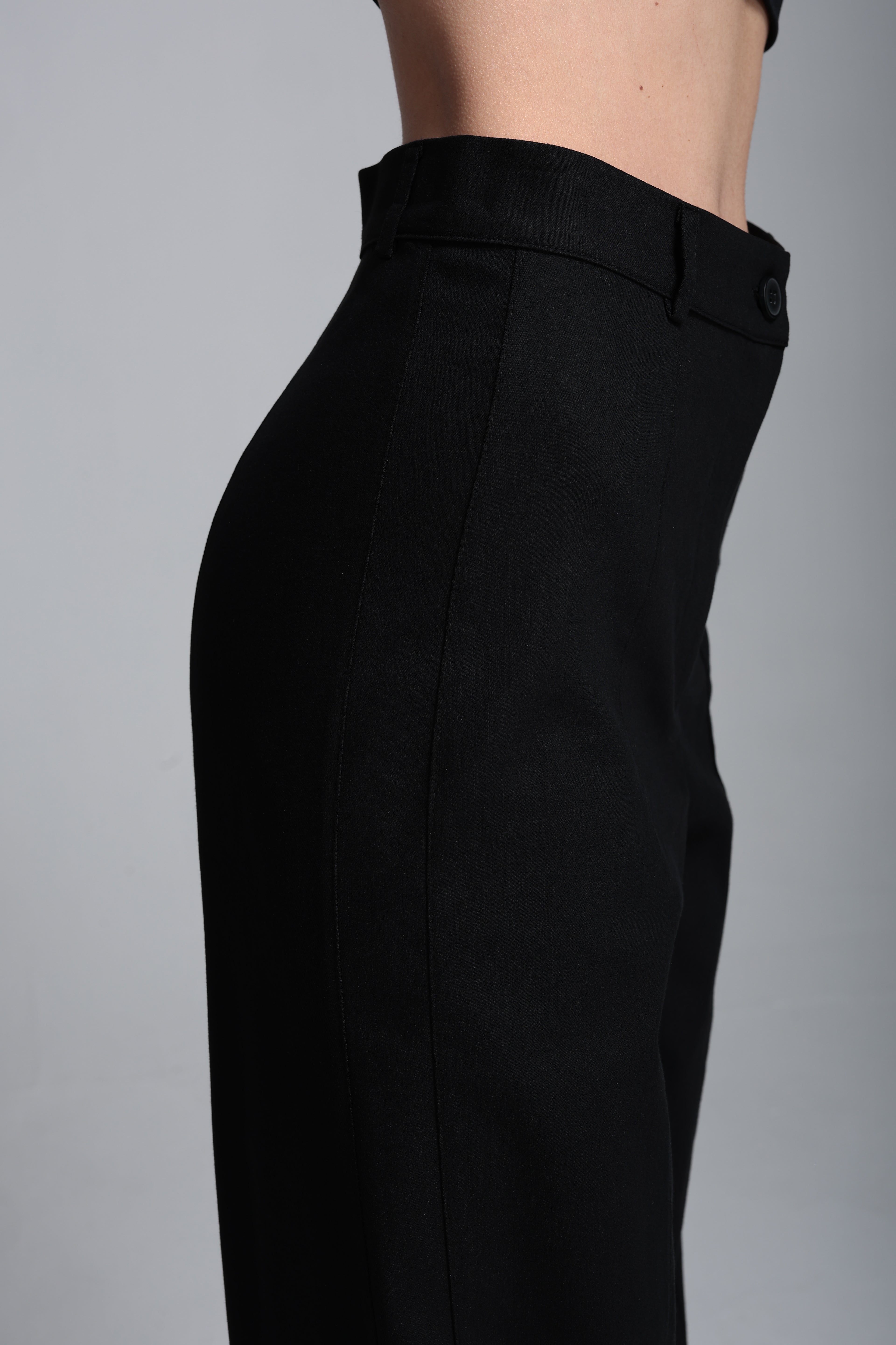 Denim wide lag pantolon