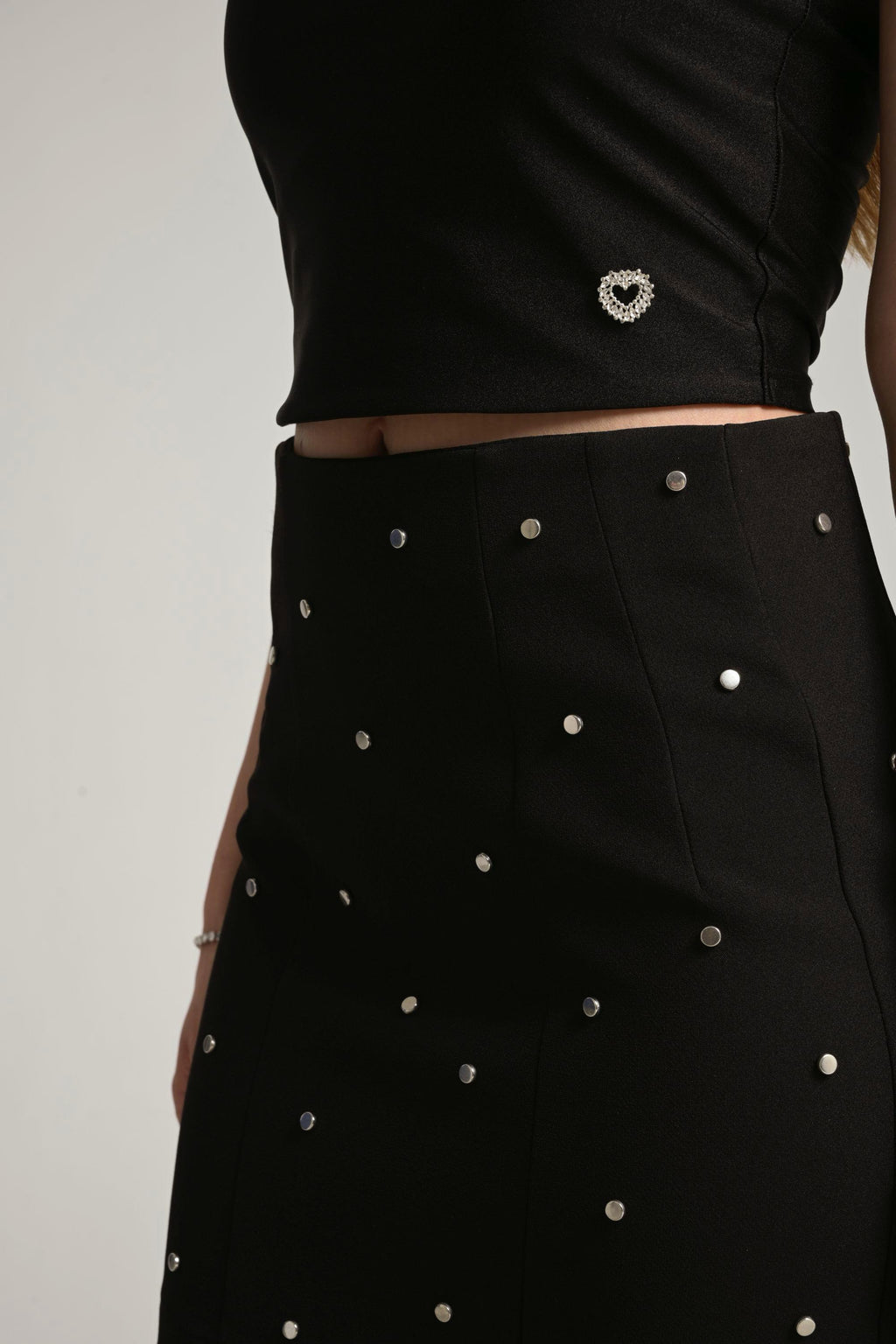 straplez crop bluz
