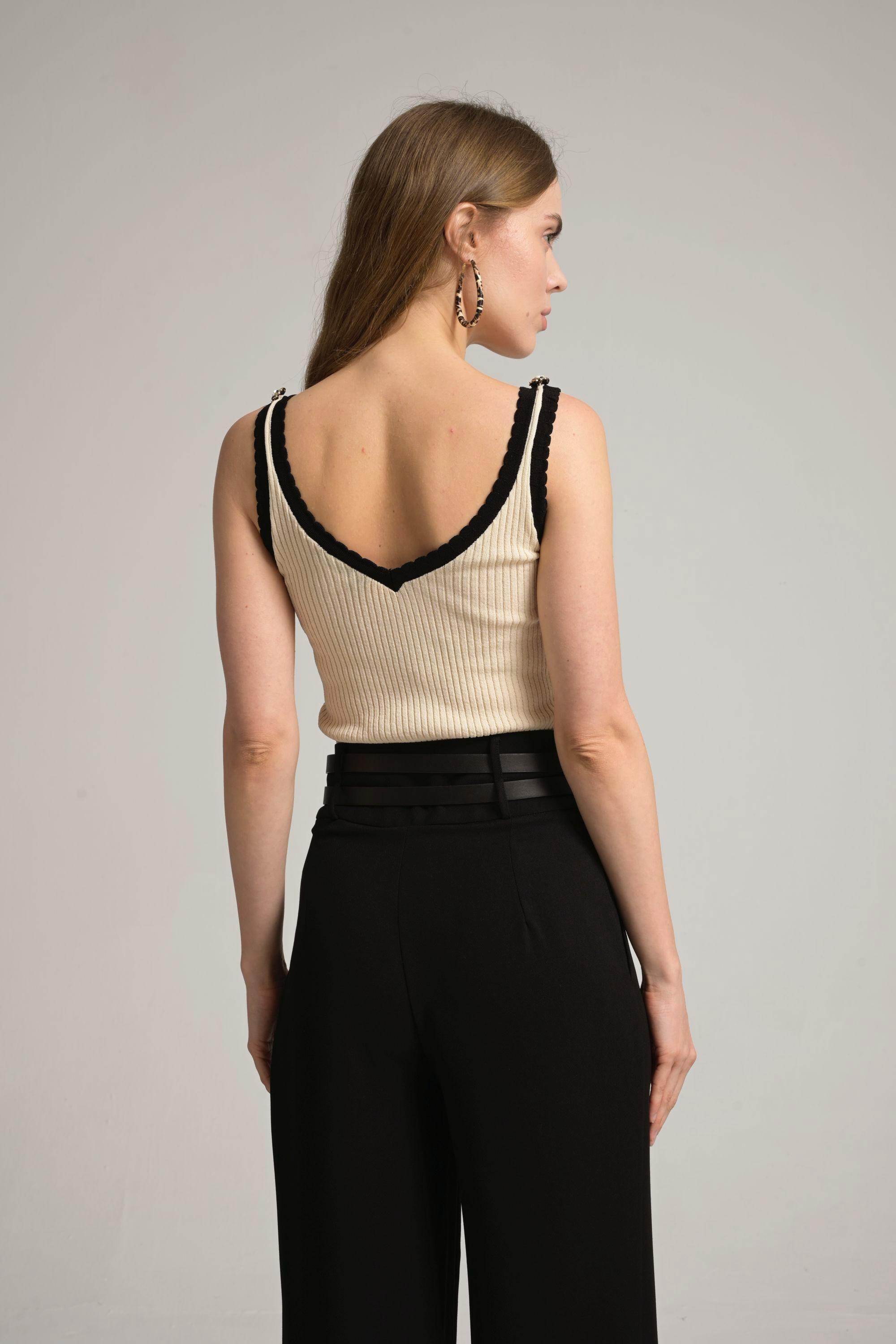 çift kemerli pantolon